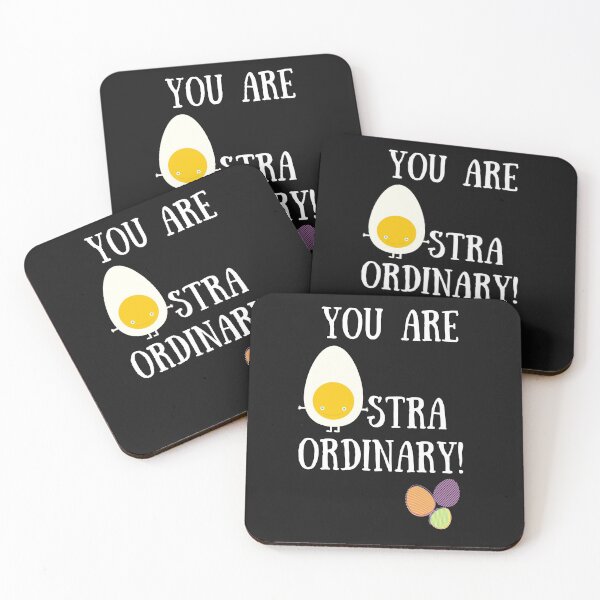 Item preview, Eggstraordinary - Funny Text designed and sold by BaldingSnail.