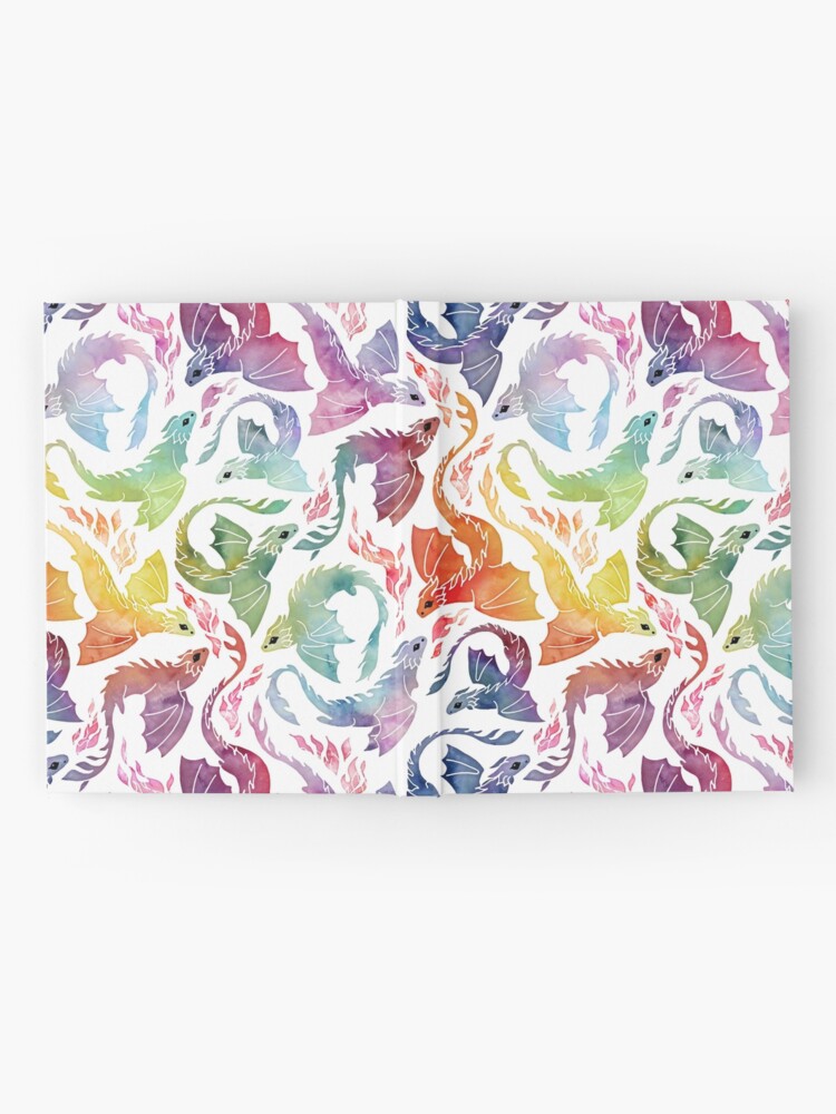 Alternate view of Dragon fire rainbow Hardcover Journal