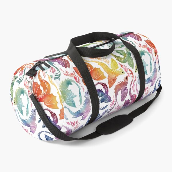 Dragon fire rainbow Duffle Bag