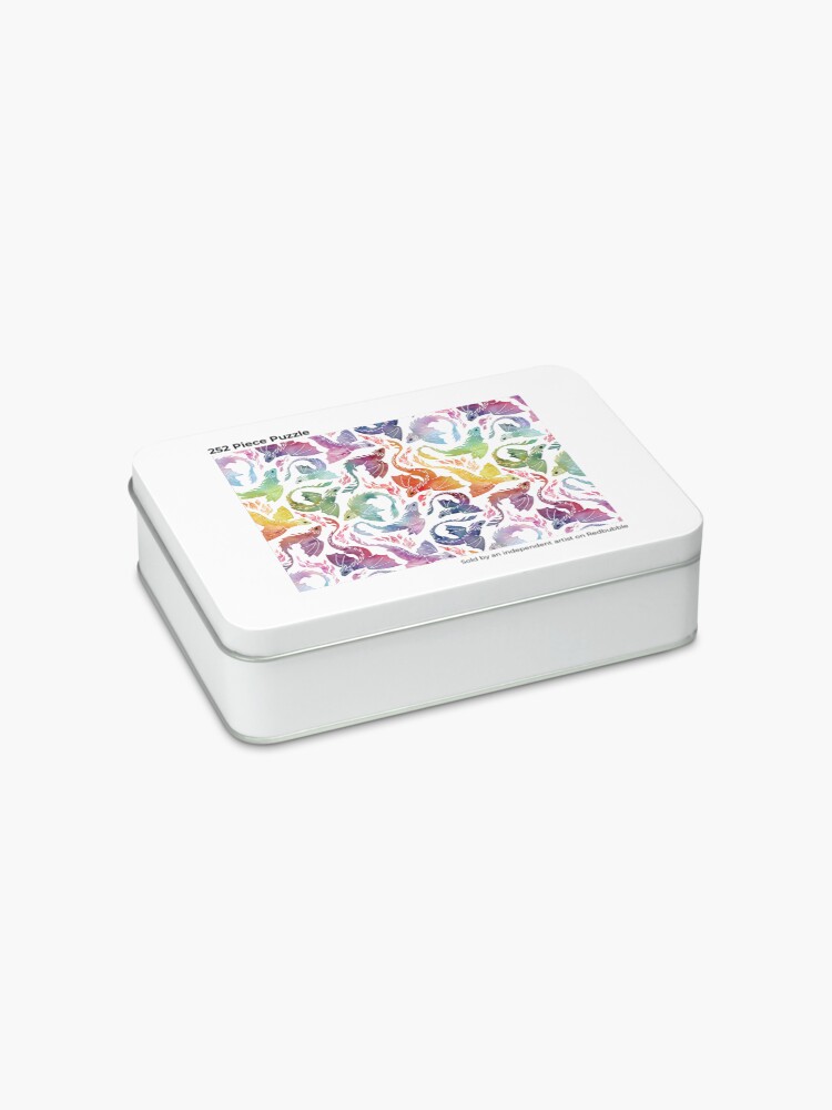Thumbnail 2 of 3, Jigsaw Puzzle, Dragon fire rainbow designed and sold by adenaJ.