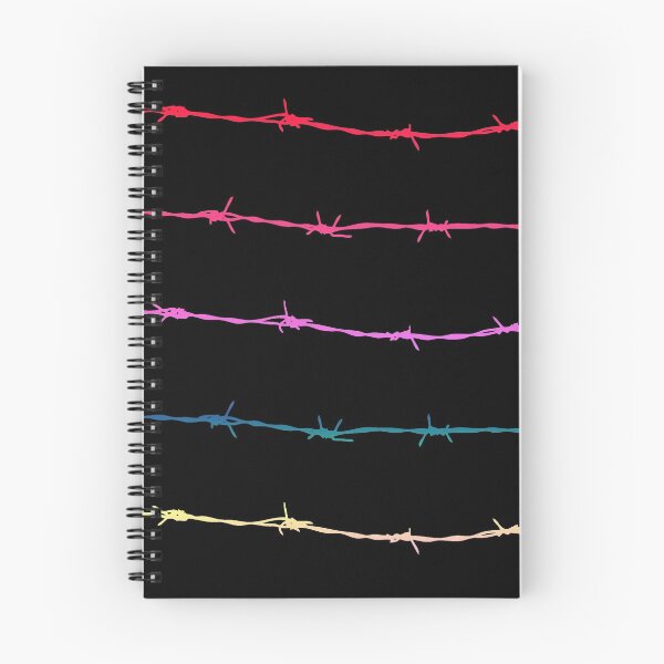 Item preview, Rainbow barbed wire pattern designed and sold by chihuahuashower.