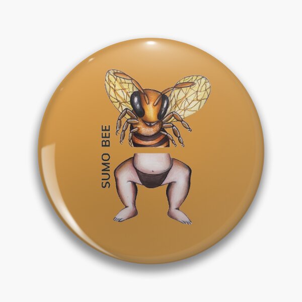 Item preview, SUMO BEE by FrankenDuo saffron brown designed and sold by FrankenDuo.