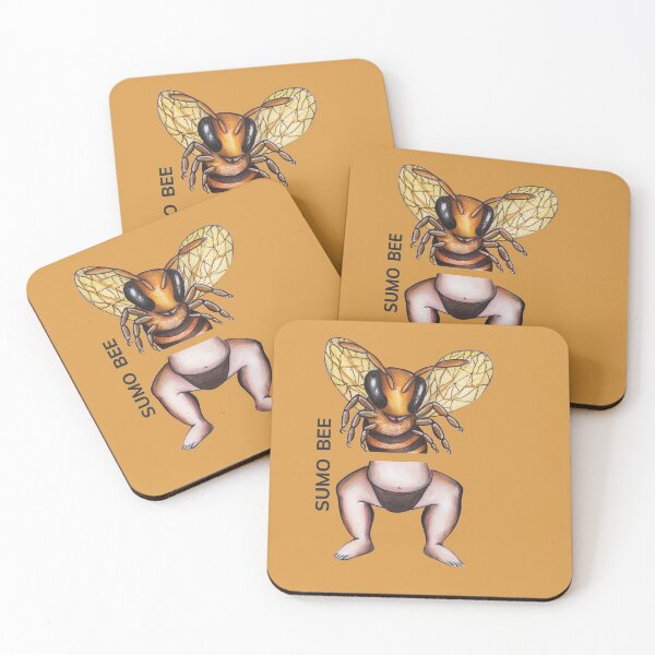 Item preview, SUMO BEE by FrankenDuo saffron brown designed and sold by FrankenDuo.