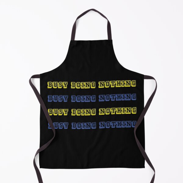 Item preview, busy doing nothing yellow and blue designed and sold by KLINESTORE.