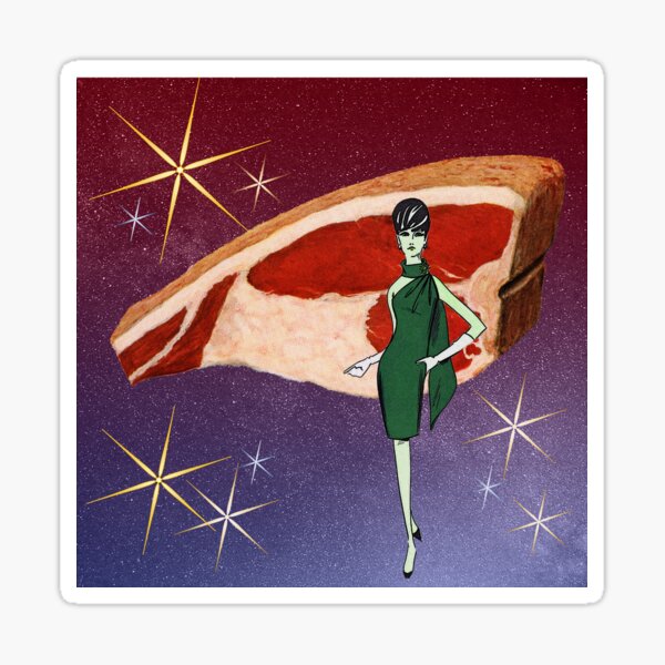 Beef in Space Sticker