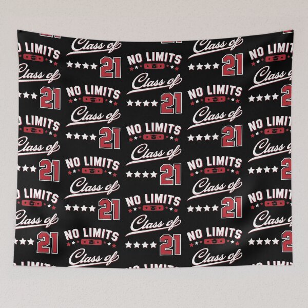 Item preview, No Limits Class of 2021 - Graduation Gift Funny designed and sold by DiogoCalheiros.