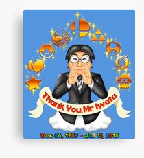 Iwata Tribute Canvas Print