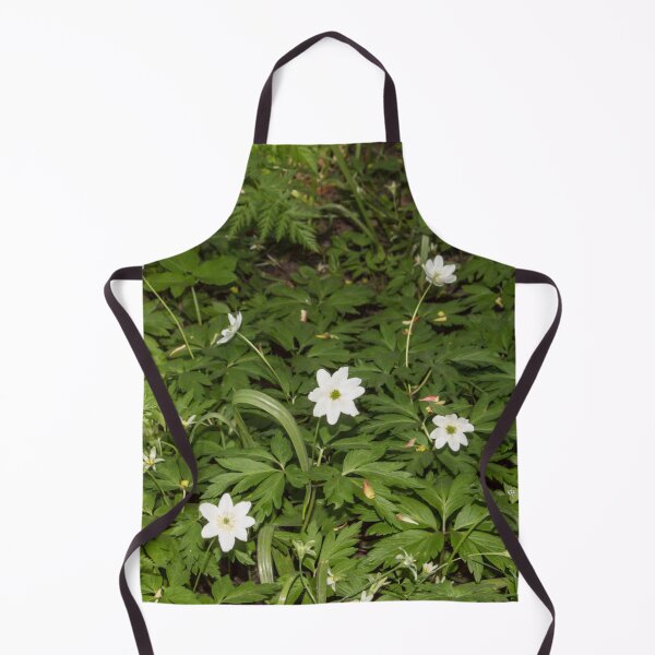 Item preview, small white flowers in the forest green designed and sold by nataliavavilina.