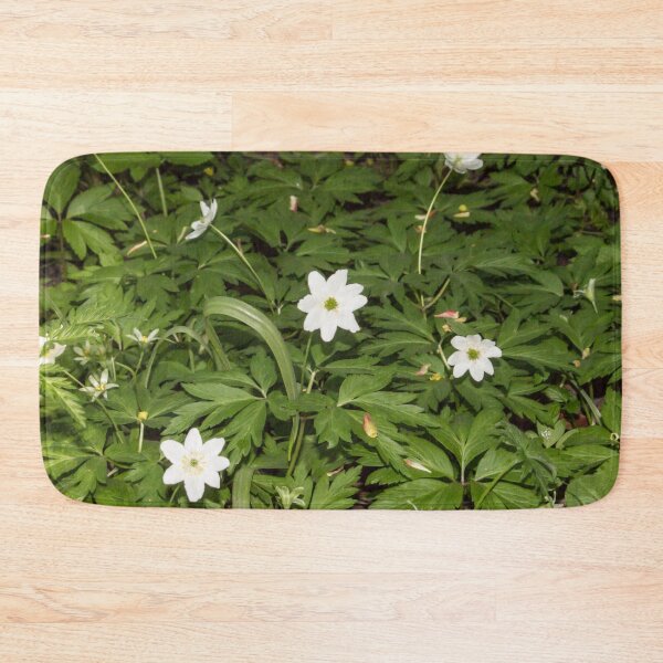 Item preview, small white flowers in the forest green designed and sold by nataliavavilina.