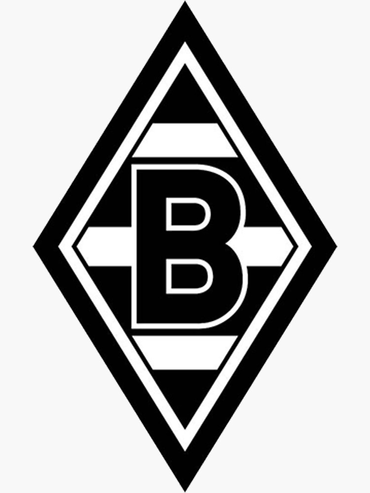 2 kleine Aufkleber Borussia Mönchengladbach Zwei mit Herz für die Region! 