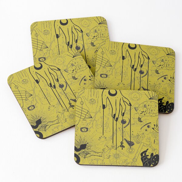 Item preview, Esoterica (mustard) designed and sold by Kimberlee Frederick.