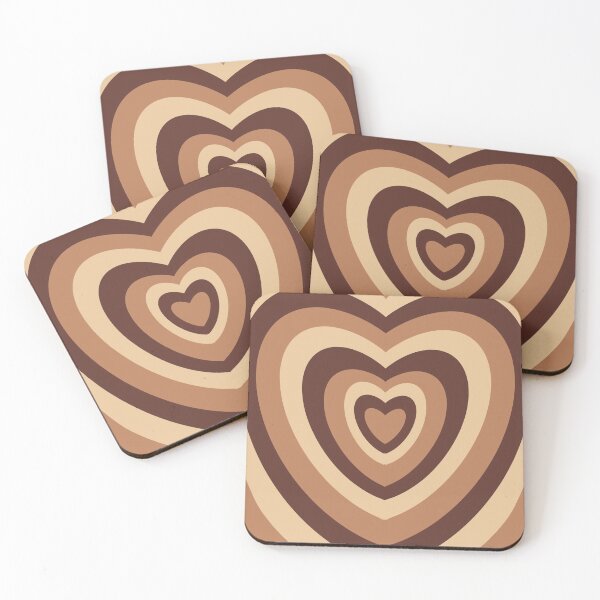 Item preview, Brown hearts designed and sold by creativef0x.