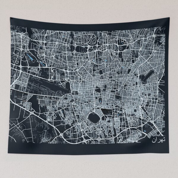 Item preview, Streets of Tehran designed and sold by ZionicArt.