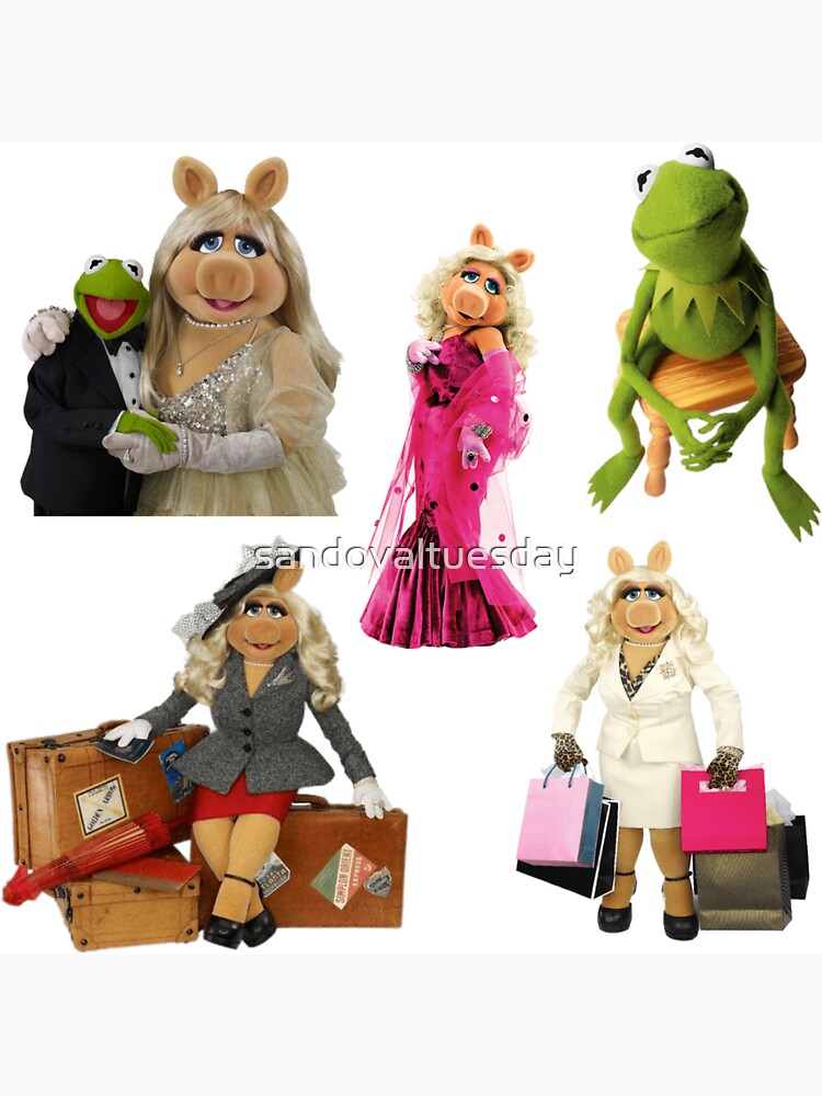 muppets miss piggy kermit 80s muppet show stickers