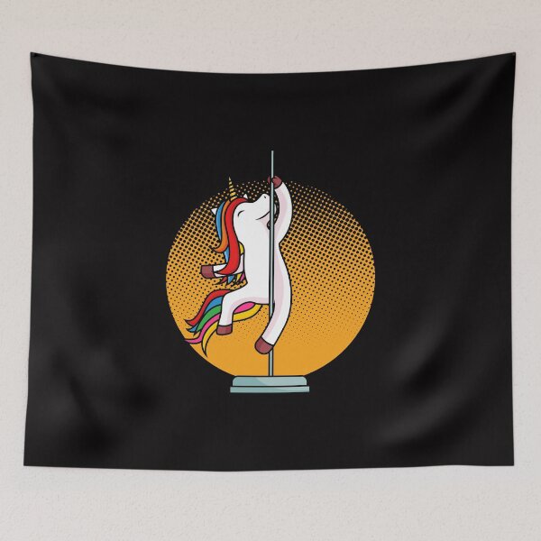 Item preview, Funny Pole Dancing Unicorn designed and sold by sasigifts.