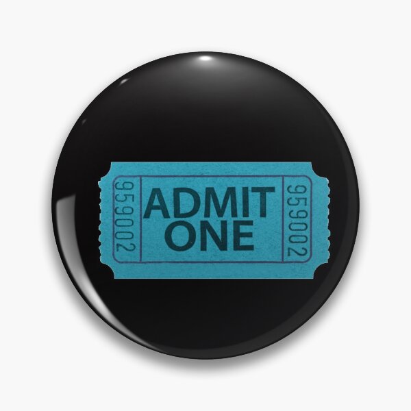Item preview, Admit One designed and sold by subculturepress.