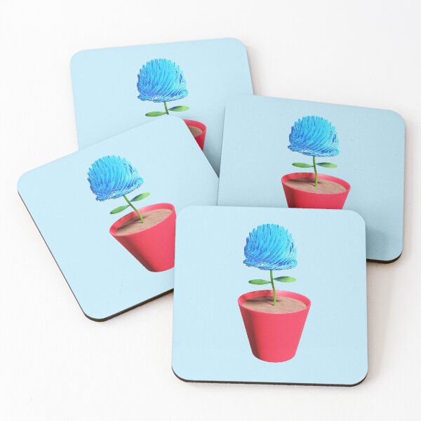 Item preview, Abstract Blue Rose in flower pot designed and sold by bradm50.