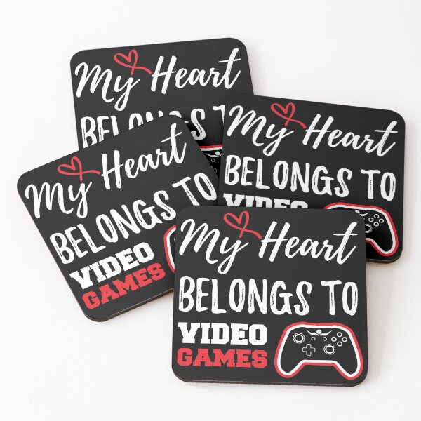 Item preview, My Heart Belongs To Video Games designed and sold by BahiaStyle.
