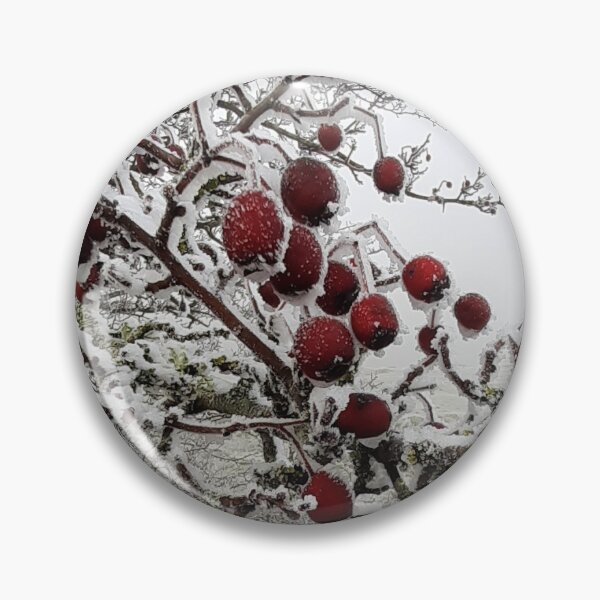 Item preview, Frosty red berries on the South Downs designed and sold by Emma  Amies.