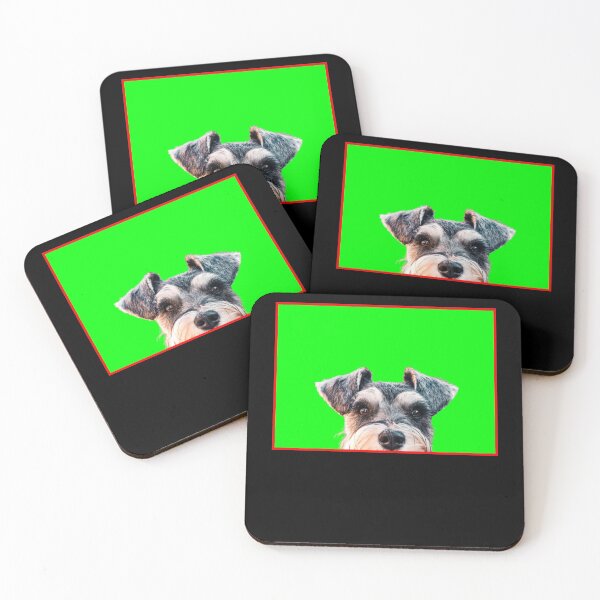Item preview, cute miniature schnauzer art face artwork schnauzer dog gifts designed and sold by alaechamlal.