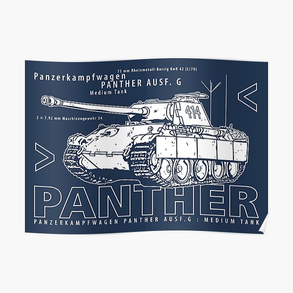 Panther Tank Poster