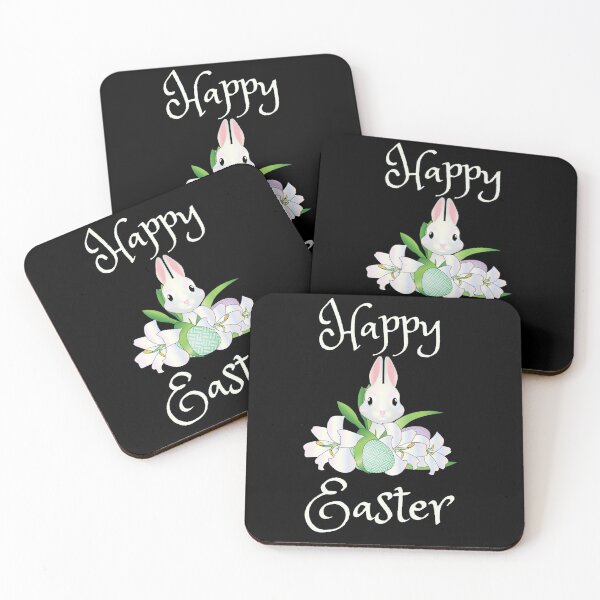 Item preview, Happy Cute Easter Bunny In A Flowers Nest designed and sold by Sonatablue.