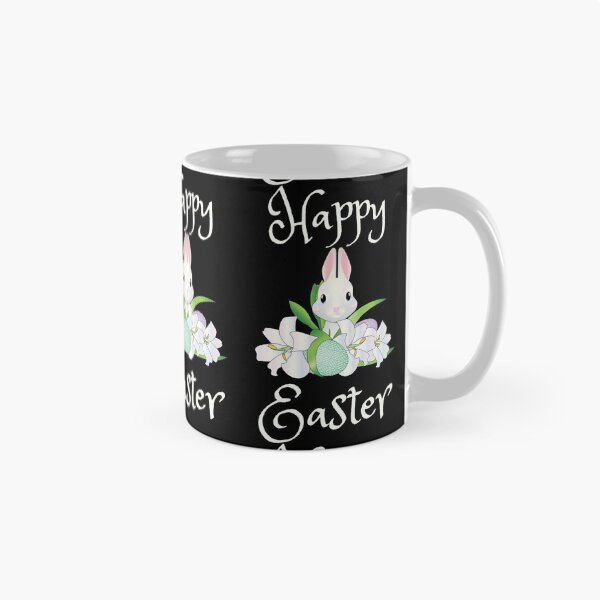 Item preview, Happy Cute Easter Bunny In A Flowers Nest designed and sold by Sonatablue.