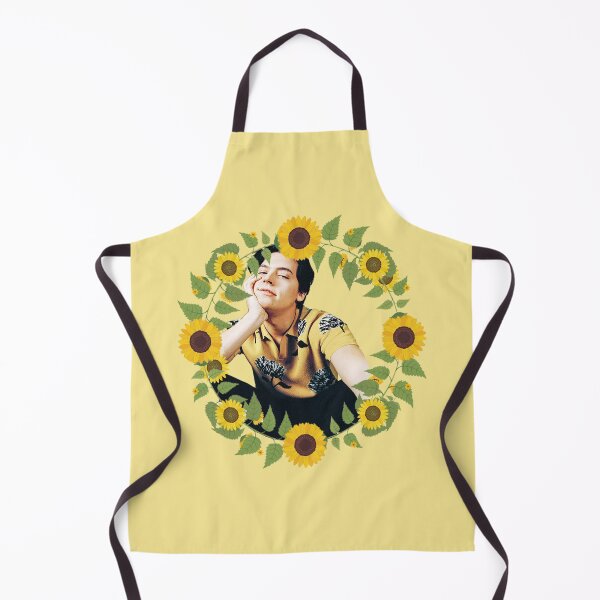 Item preview, Cole Sprouse (Yellow Floral Shirt with Sunflower Frame) Half Body #10 designed and sold by thePeachPit.