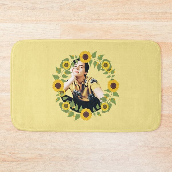 Item preview, Cole Sprouse (Yellow Floral Shirt with Sunflower Frame) Half Body #10 designed and sold by thePeachPit.
