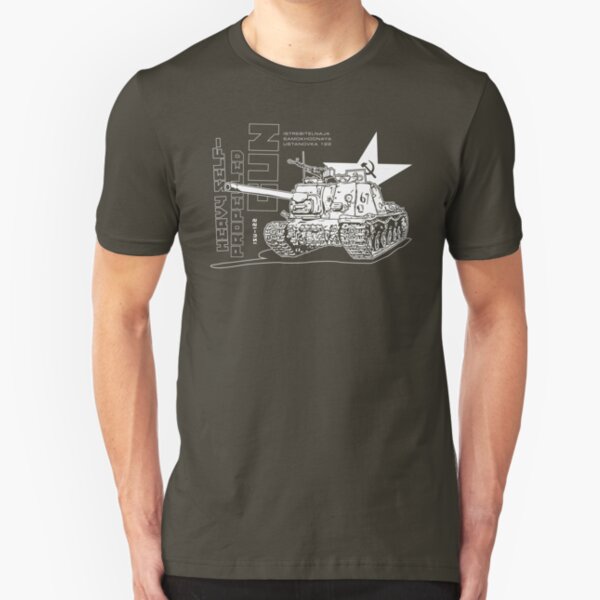 ISU-122 Self-Propelled Gun Slim Fit T-Shirt