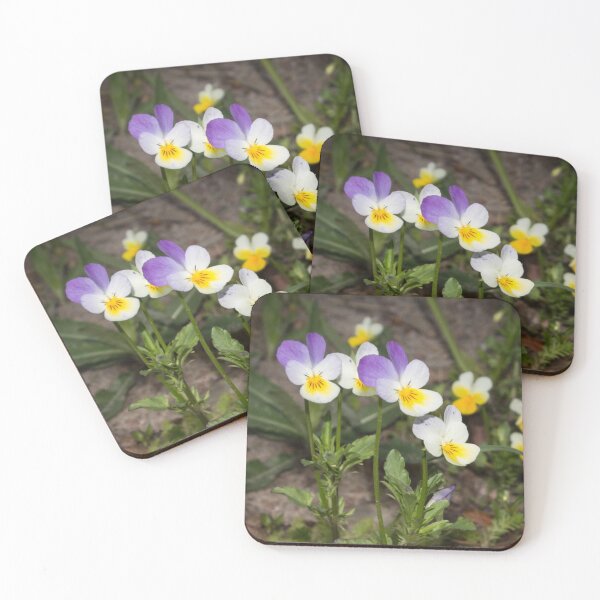 Item preview, small white-yellow-purple flowers pansies designed and sold by nataliavavilina.