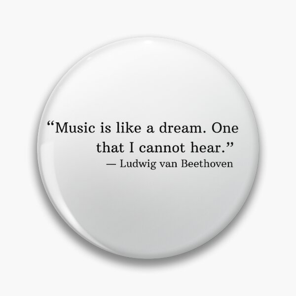 Item preview,  Beethoven Quote designed and sold by Musicianst0re.