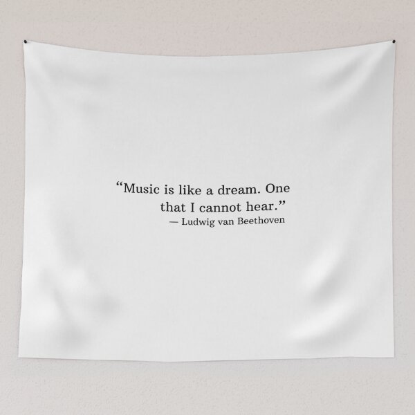 Item preview,  Beethoven Quote designed and sold by Musicianst0re.