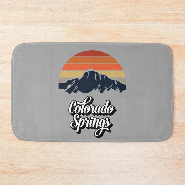 Item preview, Colorado Springs Retro Sunset Mountains Cursive Gift designed and sold by FazCreations.