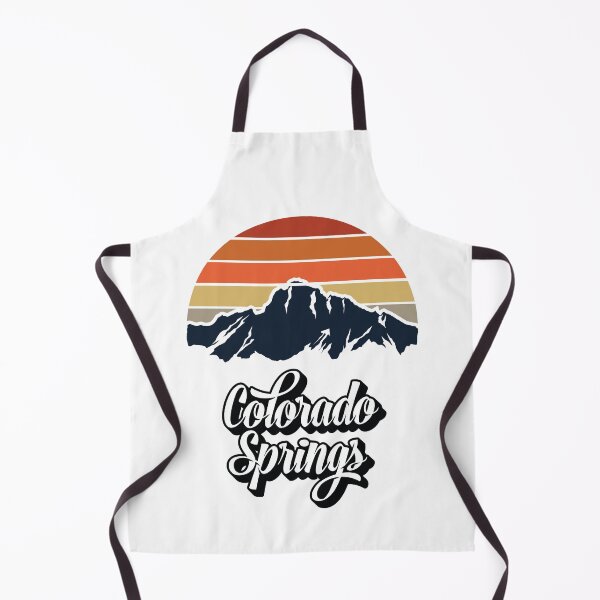 Item preview, Colorado Springs Retro Sunset Mountains Cursive Gift designed and sold by FazCreations.