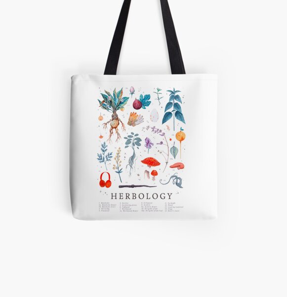 Herbologie plantes Harry Tote bag doublé