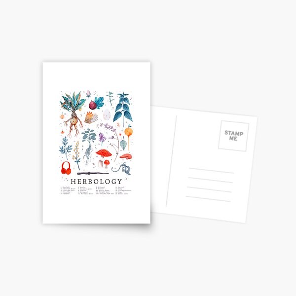 Herbologie plantes Harry Carte postale