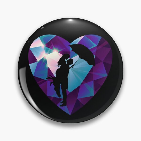 Item preview, A Priceless Love (Iridescent Purple/Aqua on Black) designed and sold by PawsitiveMum.