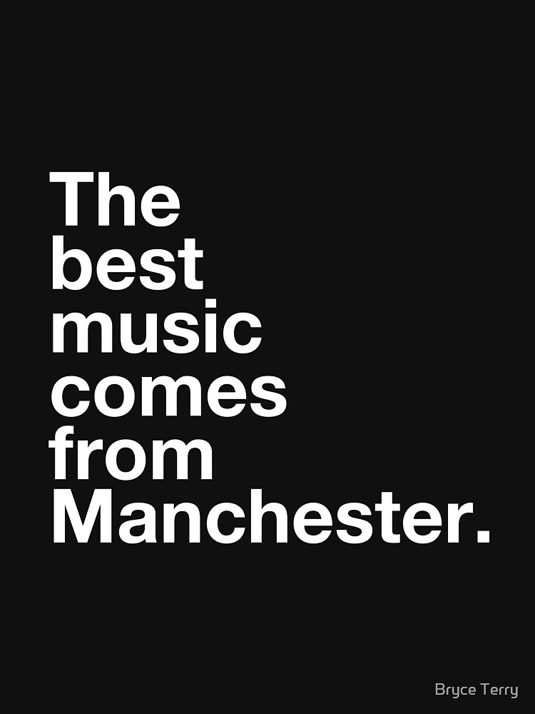 "Manchester Music" Tshirt for Sale by northofparadise Redbubble