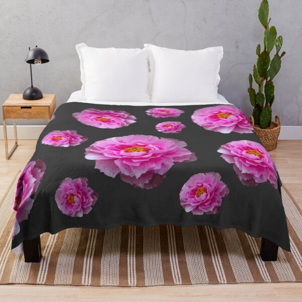 Item preview, pink peony flower face mask designed and sold by chunknozza.