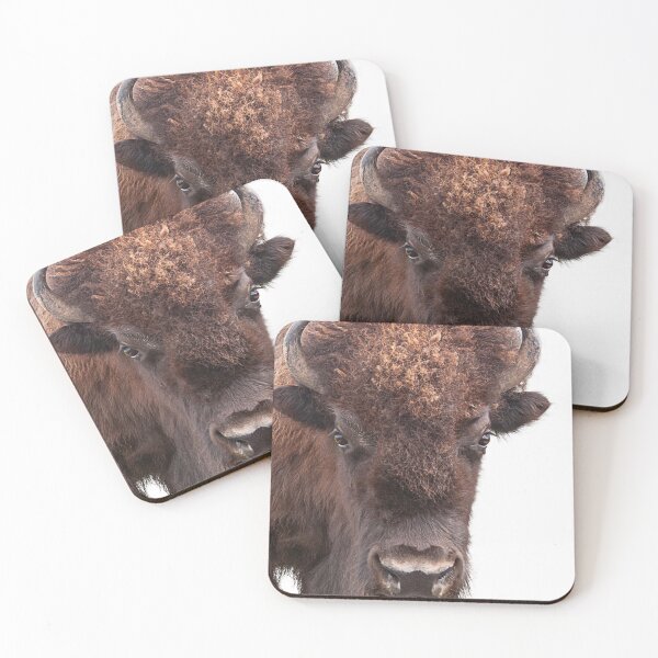 Item preview, Bison Portrait designed and sold by Jan Cartwright.