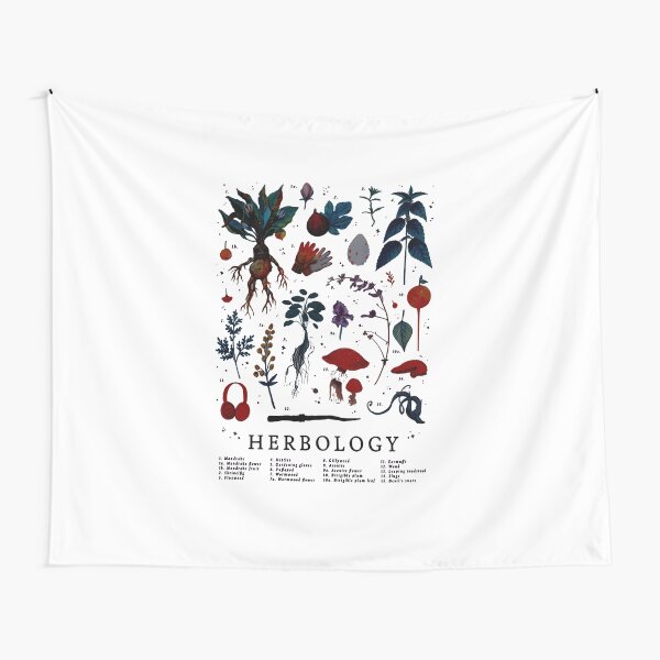 Herbology Harry Plant Tapestry
