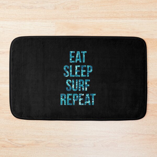 Item preview, Eat Sleep surf repeat, Surfer shirt. designed and sold by Theleochick.