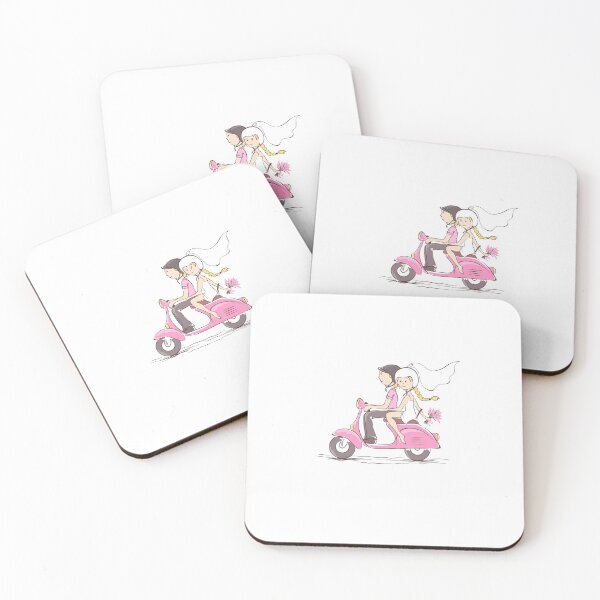 Item preview, Bride and groom on a motorcycle designed and sold by MAGU-PHOTOGRAPH.
