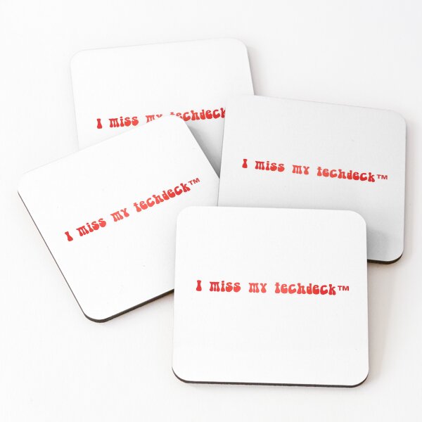 Item preview, I Miss My TechDeck - RED designed and sold by beccaamac.