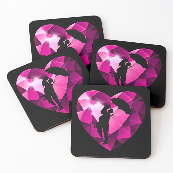 Item preview, A Priceless Love (Hot Pink on Black) designed and sold by PawsitiveMum.