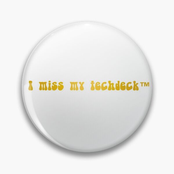 Item preview, I Miss My TechDeck - YELLOW designed and sold by beccaamac.