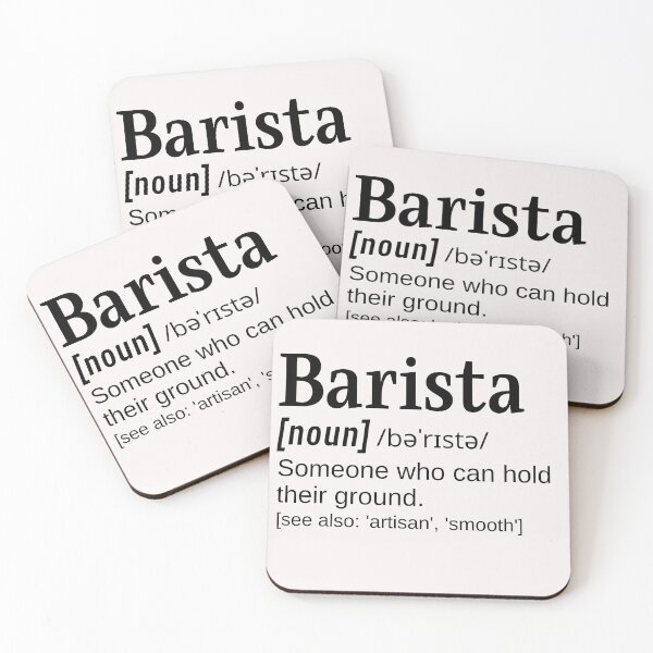 Item preview, Barista Funny Definition Someone who can hold their ground for coffee lovers designed and sold by DefinitionX.