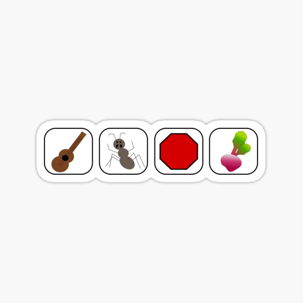 Uke Ant Stop the Beet Sticker