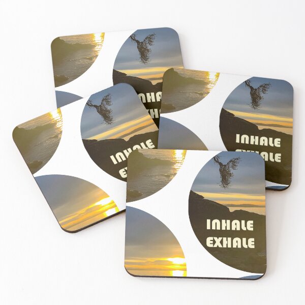 Item preview, Inhale Exhale sunset relax trip vibe designed and sold by Big Boom Creations.